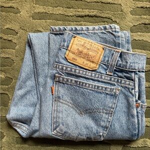 Vintage Orange Tab Levi’s Made in USA 550 W 31 L 30
